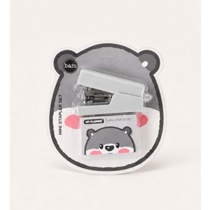 Ayıcık Temalı Mini Zımba ve Zımba Teli Set 24/6
