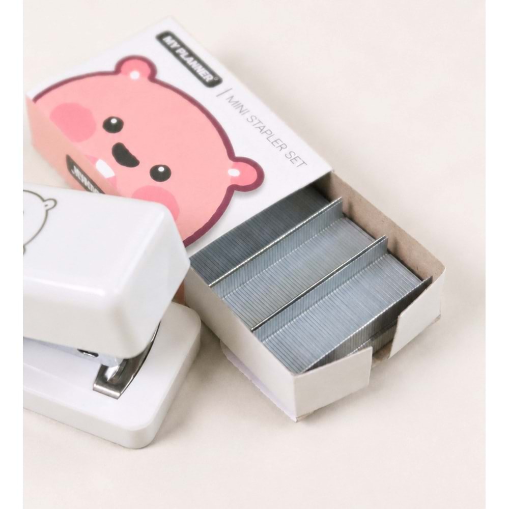 Ayıcık Temalı Mini Zımba ve Zımba Teli Set 24/6