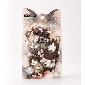 Kedi Sticker 20 Li Paket