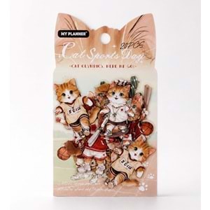 Kedi Sticker 20 Li Paket