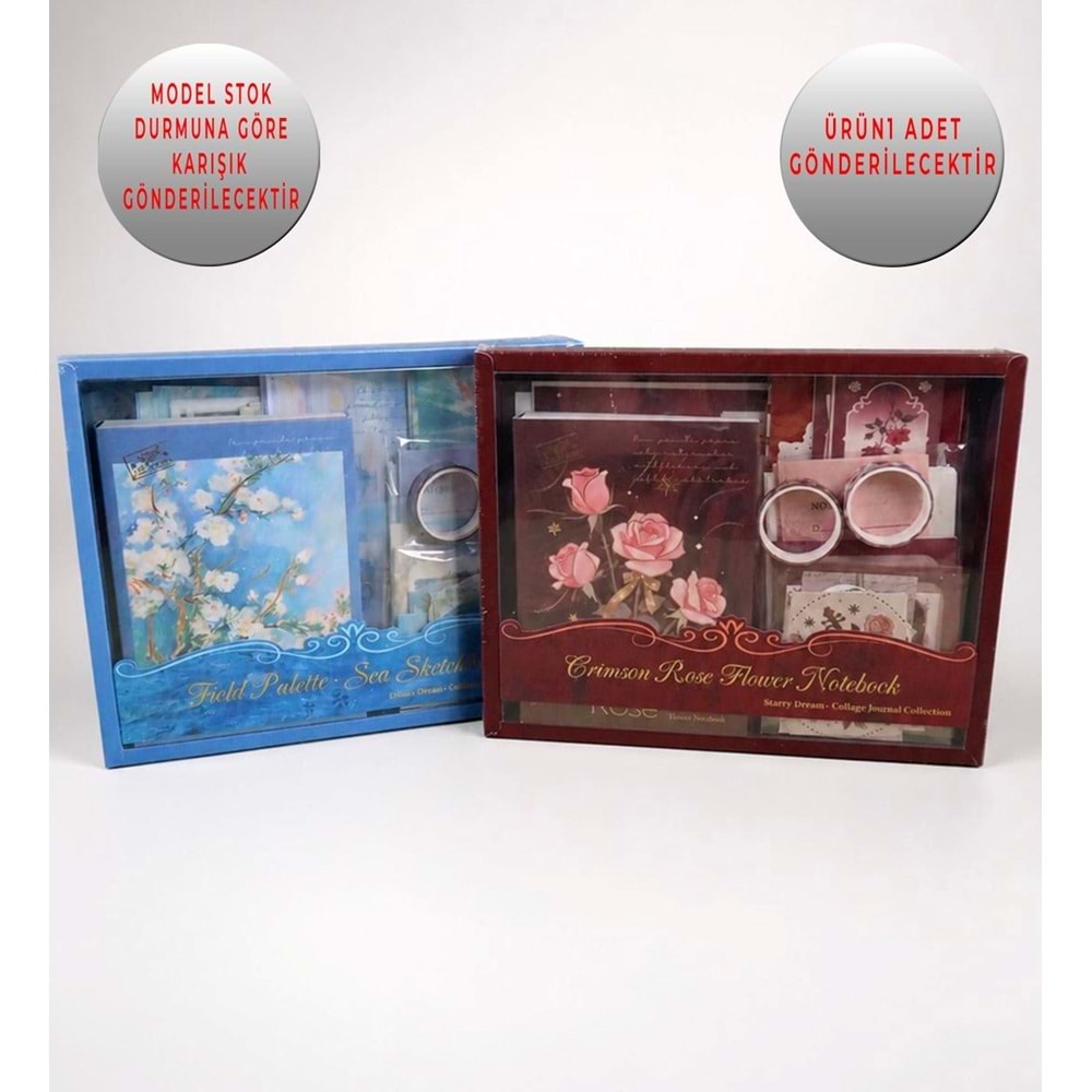 Premium Scrapbook & Journaling Yapım Seti