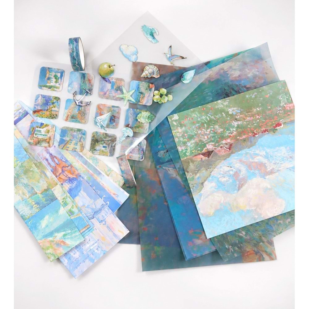 Premium Scrapbook & Journaling Yapım Seti