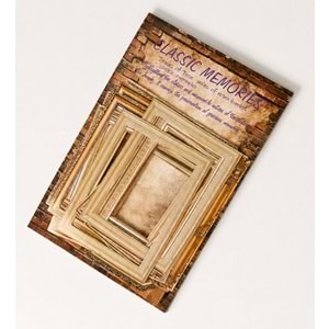 Nostaljik Çerçeve Scrapbook Süsleme Kağıt Seti 30 Lu